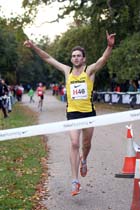Rory Chesser brings Newham and Essex Beagles home in 1st place in the mens ERRA National Road Relays.